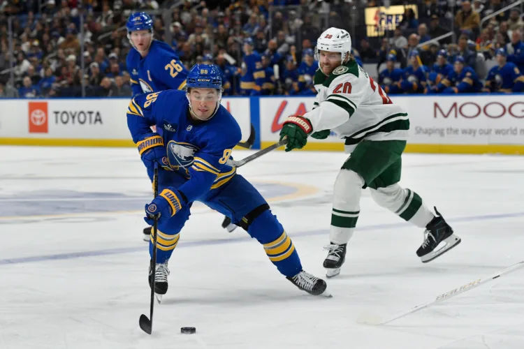 Power's OT winner sends Sabres past Wild